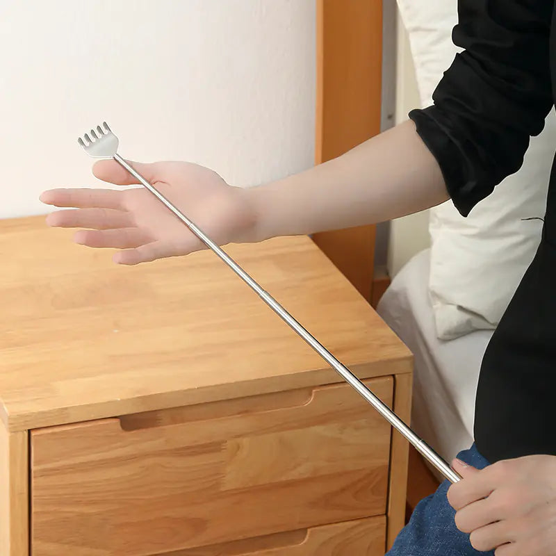 Portable Stainless Steel Back Scratcher and Massager